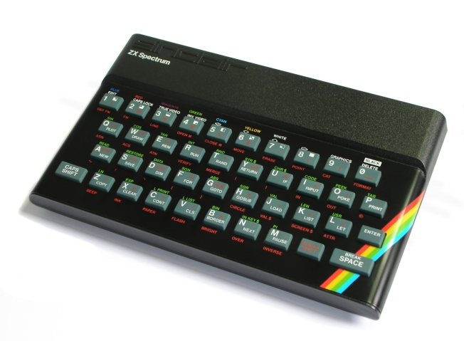 1982, The ZX Spectrum, Generation 8bit.